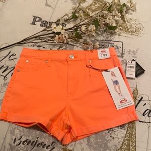 Neon Orange Shorts
